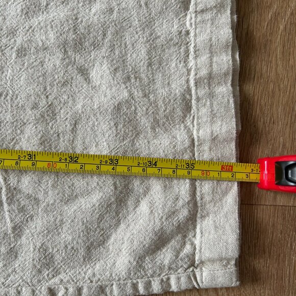 Old Navy Linen Blend Wide Leg Pants Womens Size Medium Beige Relaxed Boho - Picture 4 of 9